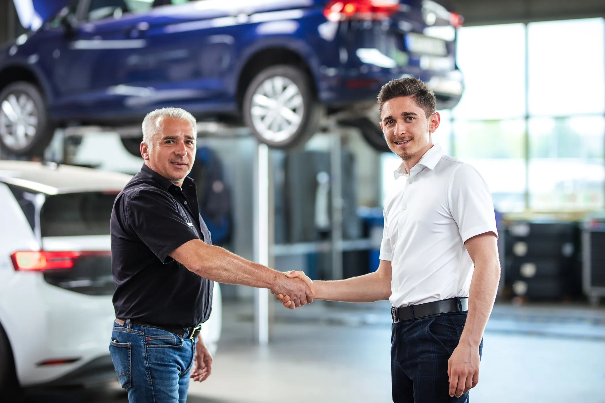 In der Werkstatt eines Partnerbetriebs